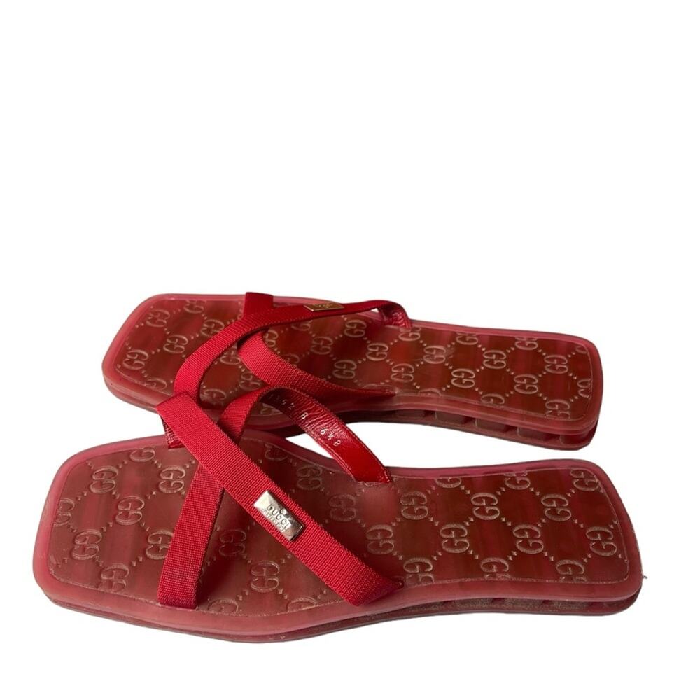 GUCCI Canvas Printed Slides Size:6.5 B - Picture 3 of 8
